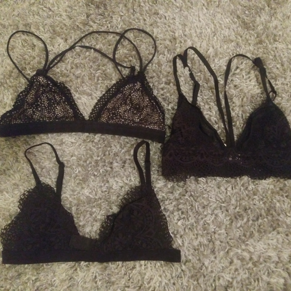 PINK bralettes